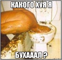 какого хуя Я БУХАААЛ ?