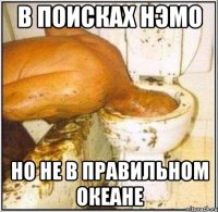 в поисках нэмо но не в правильном океане