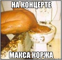 На концерте Макса Коржа