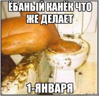 ЁБАНЫЙ КАНЁК ЧТО ЖЕ ДЕЛАЕТ 1-ЯНВАРЯ