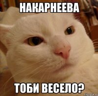 накарнеева тоби весело?