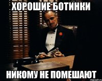 хорошие ботинки никому не помешают