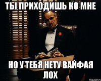 ТЫ ПРИХОДИШЬ КО МНЕ НО У ТЕБЯ НЕТУ ВАЙФАЯ ЛОХ