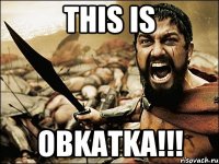 This is obkatka!!!