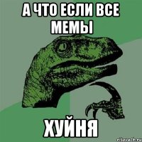 а что если все мемы хуйня