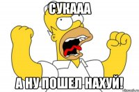 Сукааа А ну пошел нахуй!