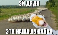 эй дядя это наша лужайка