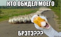 Кто обидел моего Брэтэ???