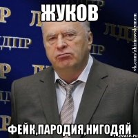 ЖУКОВ ФЕЙК,ПАРОДИЯ,НИГОДЯЙ