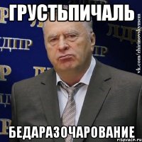 грустьпичаль бедаразочарование