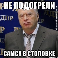 не подогрели самсу в столовке