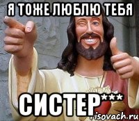 я тоже люблю тебя систер***