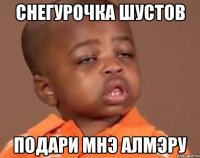 Снегурочка Шустов Подари мнэ Алмэру