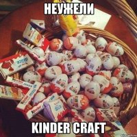 Неужели Kinder Craft