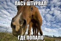 пасу штурвал где попало