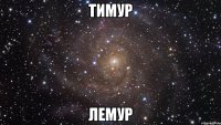 тимур лемур