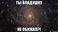 ты Владушку НЕ ОБИЖАЛ?!