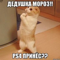 Дедушка мороз!! ps4 принёс??