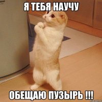 Я тебя научу Обещаю Пузырь !!!