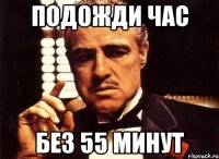 подожди час без 55 минут