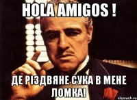 Hola amigos ! Де Різдвяне сука в мене ломка!