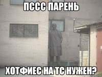 Пссс парень ХотФиес на ТС нужен?