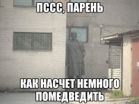 пссс, парень как насчет немного помедведить