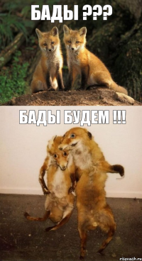 БАДЫ ??? БАДЫ БУДЕМ !!!