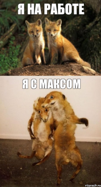 я на работе я с Максом