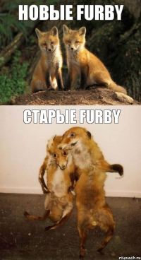 Новые furby Старые furby