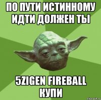 по пути истинному идти должен ты 5Zigen Fireball купи