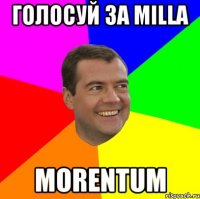 Голосуй За Milla Morentum