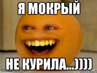 я мокрый не курила...))))