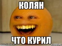 Колян что курил