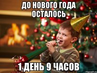 До Нового года осталось 1 день 9 часов