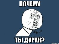 Почему ты дурак?