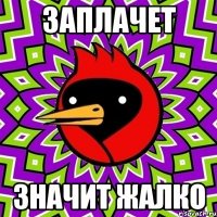 заплачет значит жалко