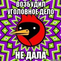 Возбудил уголовное дело Не дала
