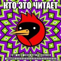 кто это читает тот мне Омской птице должен меллеоннннннннннннннннннннннннн