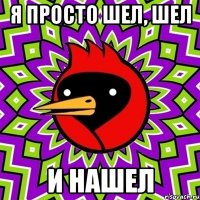 я просто шел, шел и нашел