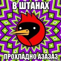 в штанах прохладно азазаз