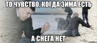 то чувство, когда зима есть а снега нет