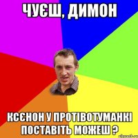 чуєш, Димон ксєнон у протівотуманкі поставіть можеш ?