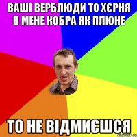 Ваші верблюди то хєрня в мене кобра як плюне то не відмиєшся