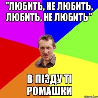 "любить, не любить, любить, не любить" в пізду ті ромашки