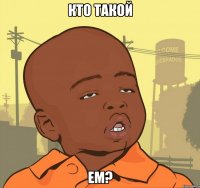 кто такой ем?