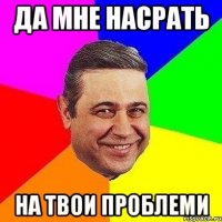 Да мне насрать на твои проблеми