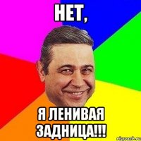 нет, я ленивая задница!!!