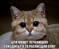  БЛЯ МОЖЕТ ПЕЧЕНЮШКУ СПИЗДИТЬ? А ТО РАСПИЗДЯЙ СПИТ