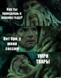 Кар ты приедешь к новому году? Нет бро, у меня сессии УМРИ ТВАРЬ!